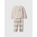 Пижамный комплект с логотипом Gap от Brannan Bear цвет: Бежевый