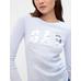 Waffle Örgü T-Shirt цвет: Фиолетовый