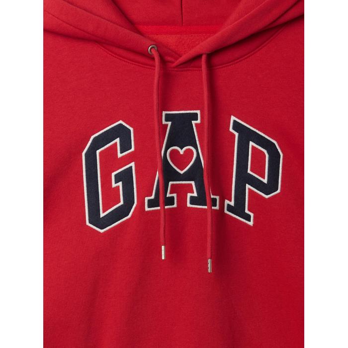 Винтажная толстовка с мягкой укороченной отделкой с логотипом Gap цвет: Красный
