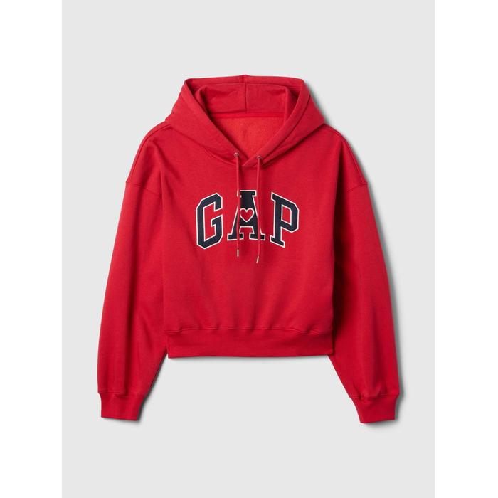Винтажная толстовка с мягкой укороченной отделкой с логотипом Gap цвет: Красный