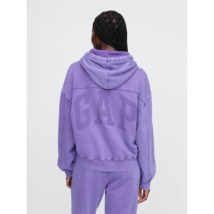 Gap Logo Vintage Soft Crop Sweatshirt цвет: Фиолетовый