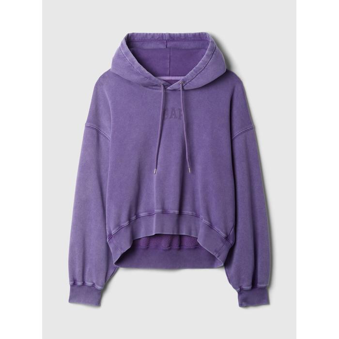 Gap Logo Vintage Soft Crop Sweatshirt цвет: Фиолетовый