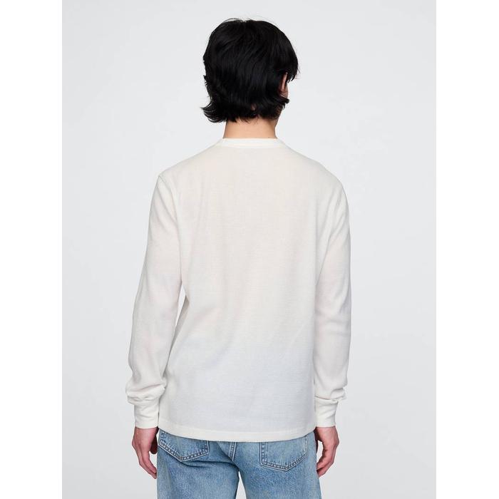 Gap Logo Waffle-Knit T-Shirt цвет: Белый