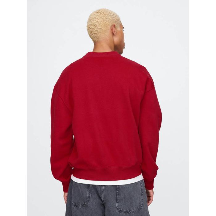 Gap Logo Vintage Soft Fleece Sweatshirt цвет: Красный