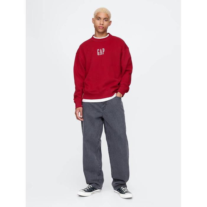 Gap Logo Vintage Soft Fleece Sweatshirt цвет: Красный
