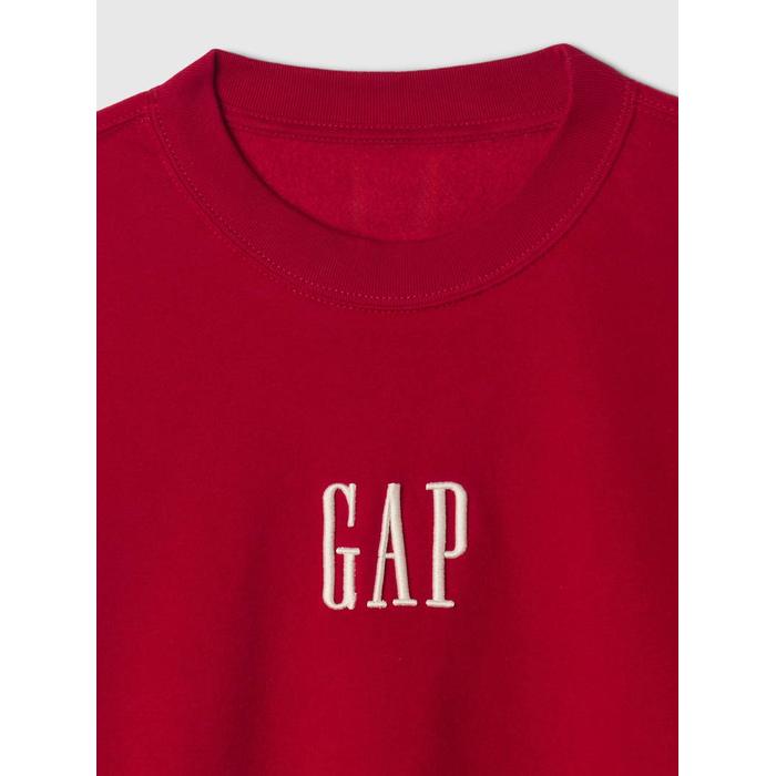 Gap Logo Vintage Soft Fleece Sweatshirt цвет: Красный