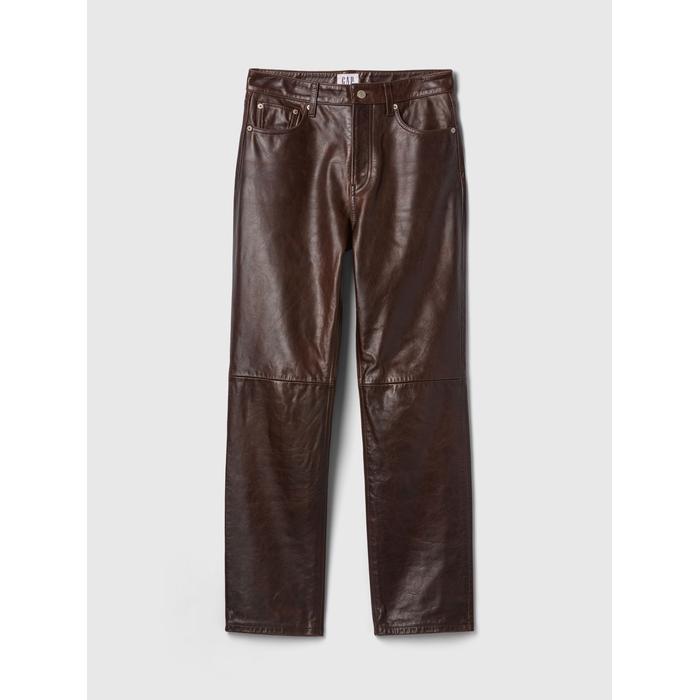 Gap × Cult Gaia Deri Pantolon цвет: Коричневый
