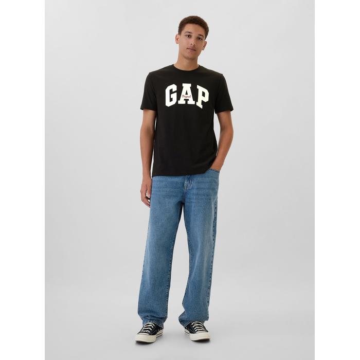 Повседневная футболка с логотипом Soft Gap цвет: Чёрный