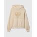 Gap logo × Disney Mickey Mouse Logo Kapşonlu Sweatshirt цвет: Бежевый