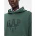Gap logo × Disney Mickey Mouse Logo Kapşonlu Sweatshirt цвет: Зелёный
