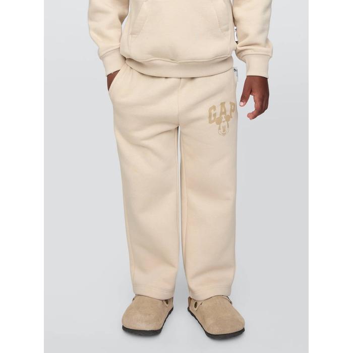 Gap × Disney Vintage Soft Mickey Mouse Logo Eşofman Altı цвет: Бежевый