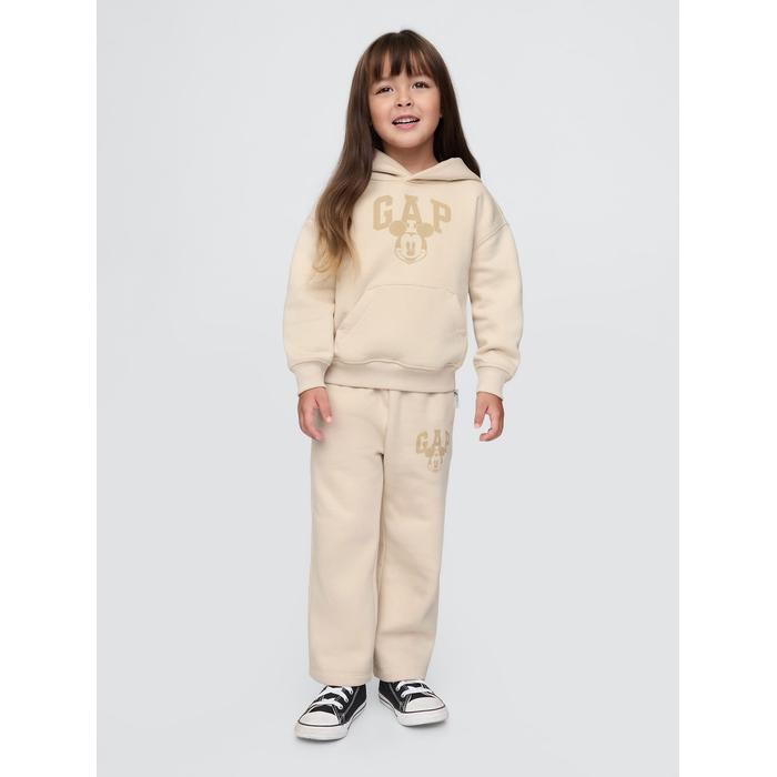 Gap × Disney Vintage Soft Mickey Mouse Logo Eşofman Altı цвет: Бежевый
