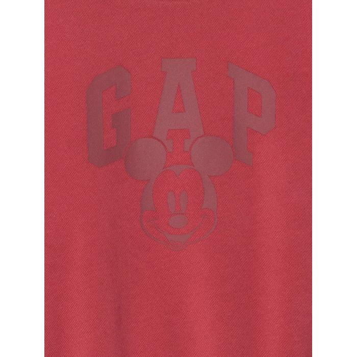 Gap × Disney Vintage Soft Mickey Mouse Logo Crop Sweatshirt цвет: Красный