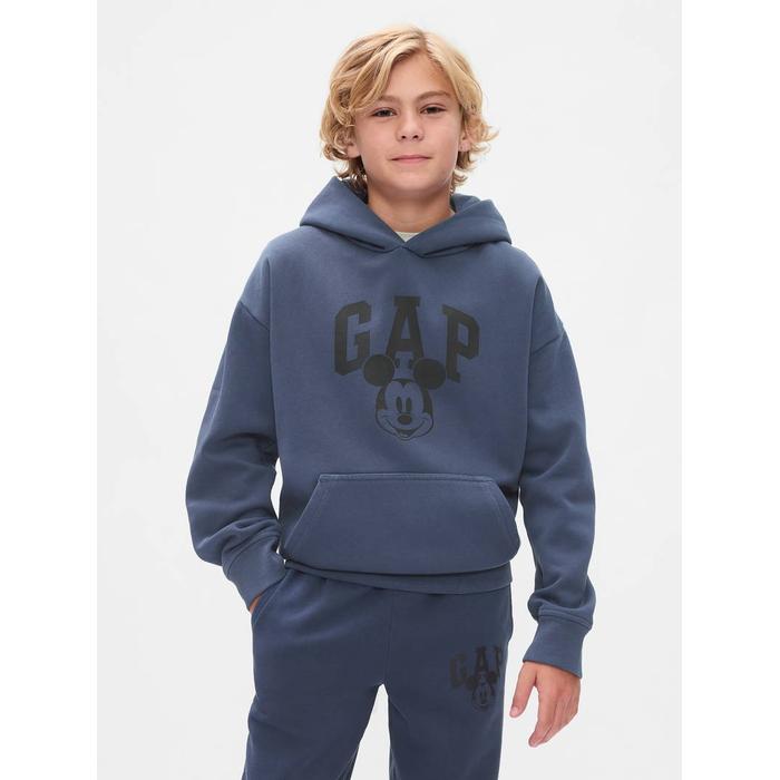 Gap × Disney Vintage Soft Mickey Mouse Logo Sweatshirt цвет: Синий