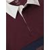 Gap Logo Polo Yaka Colorblock T-Shirt цвет: Красный