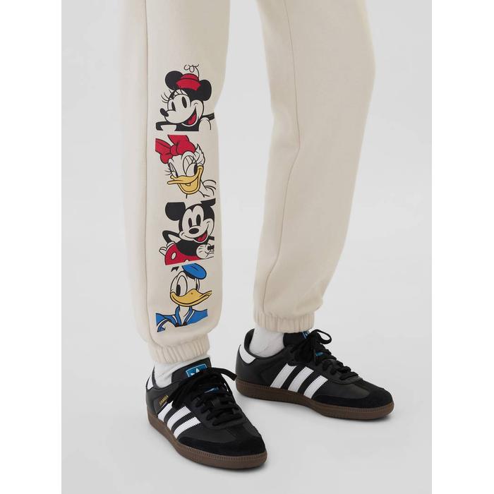 Gap Logo Disney Grafikli Fleece Jogger Eşofman Altı цвет: Белый