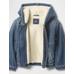 Brannan Bear İşlemeli Sherpa Denim Ceket цвет: Голубой