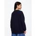 Grafikli Oversize Tunik Kazak цвет: Синий