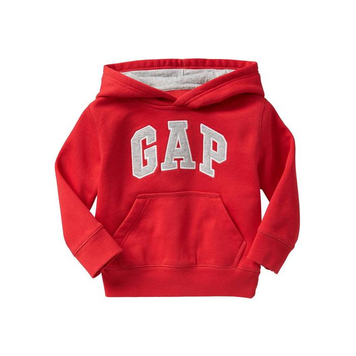 Французская махровая толстовка с логотипом Gap цвет: Красный