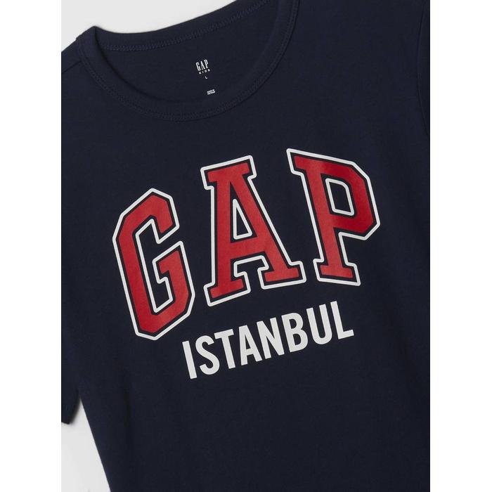 Футболка с логотипом Kids Gap цвет: Синий