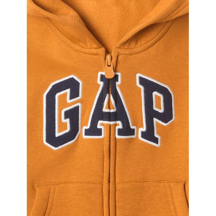 Gap Logo Fleece Fermuarlı Sweatshirt цвет: Оранжевый
