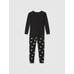 %100 Organik Pamuk Kedi Desenli Pijama Takımı цвет: Чёрный