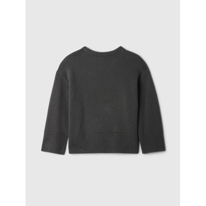 BabyGap 24/7 Свитер Intarsia с разрезным краем цвет: Чёрный