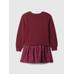 Relaxed Sweatshirt Fleece Elbise цвет: Красный