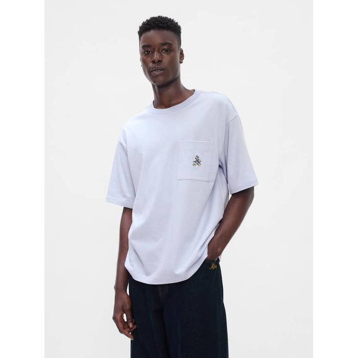 Gap × Disney Heavyweight Cepli T-Shirt цвет: Голубой