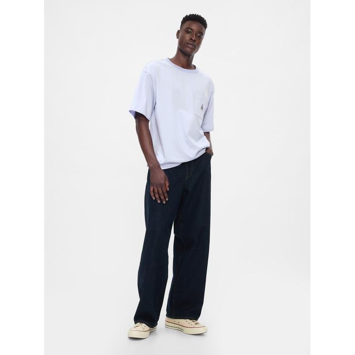 Gap × Disney Heavyweight Cepli T-Shirt цвет: Голубой