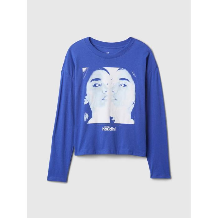Grafikli T-Shirt цвет: Голубой