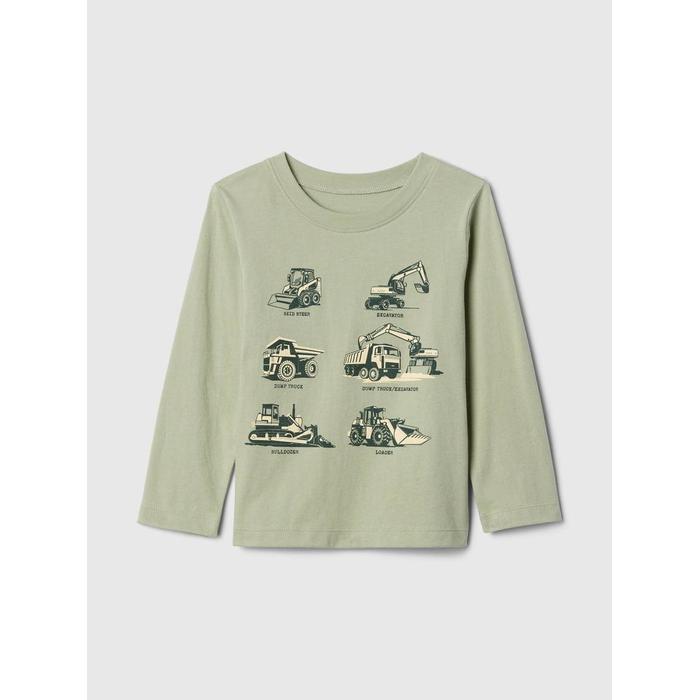 Gap Logo Grafikli T-Shirt цвет: Зелёный