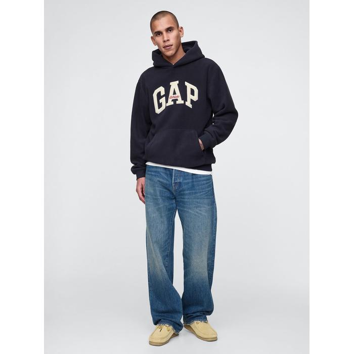 Спортивная толстовка с капюшоном с логотипом Gap цвет: Синий