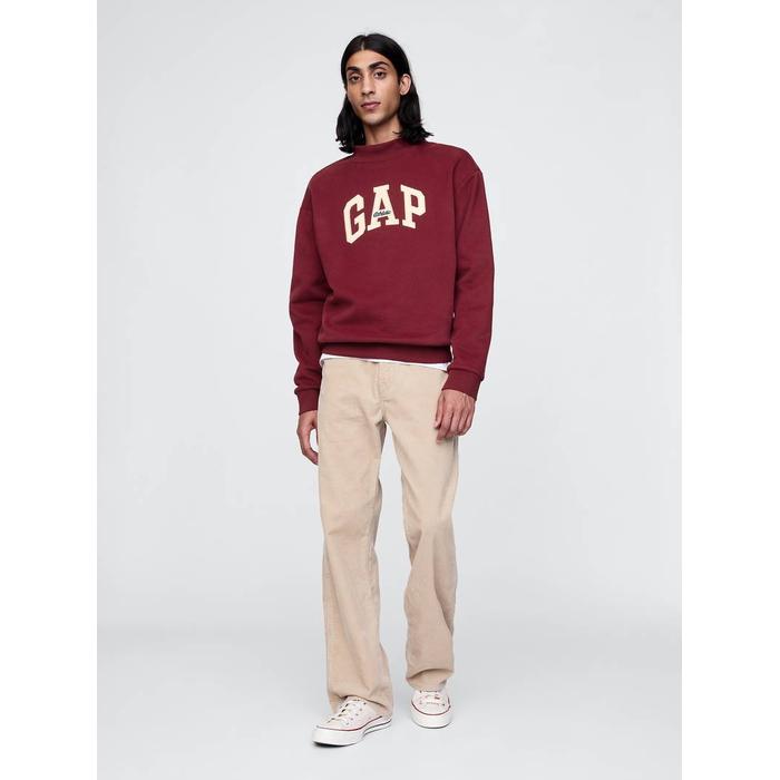 Винтажная толстовка из мягкого флиса с логотипом Gap цвет: Красный