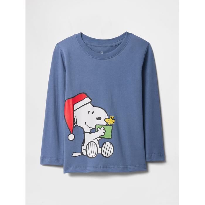 Snoopy Grafikli T-Shirt цвет: Голубой