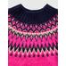 Fair Isle Desenli Kazak цвет: Розовый