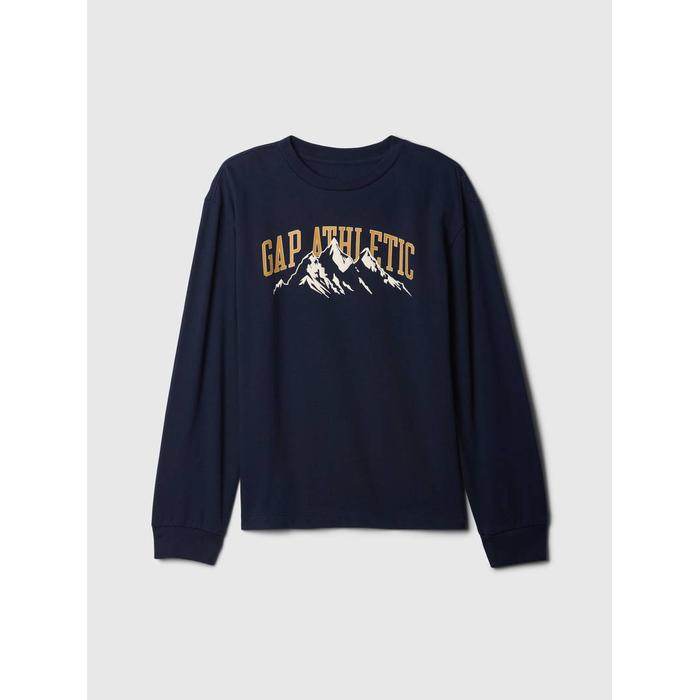 Gap Logo Grafikli T-Shirt цвет: Синий