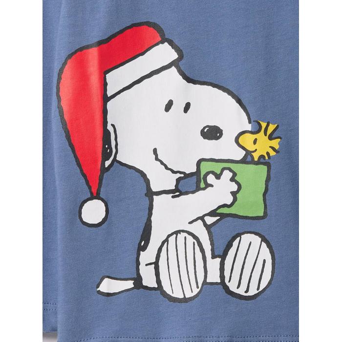 Snoopy Grafikli T-Shirt цвет: Голубой