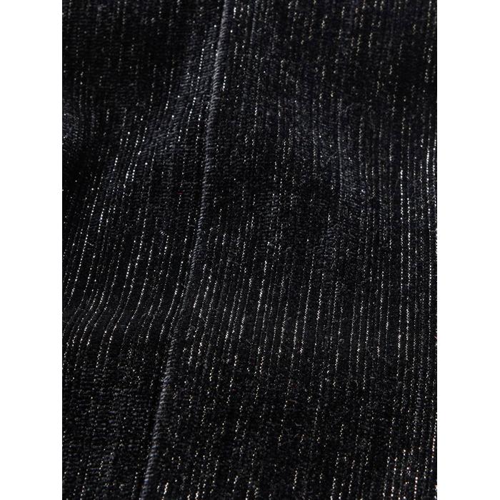 Parlak Kadife Flare Legging Tayt цвет: Чёрный