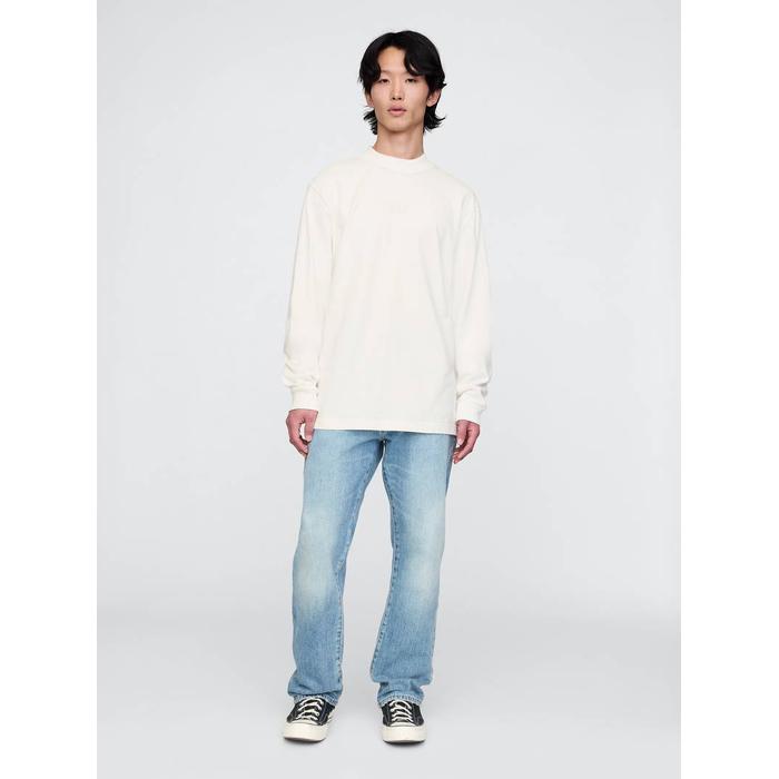 Mockneck Logo T-Shirt цвет: Белый