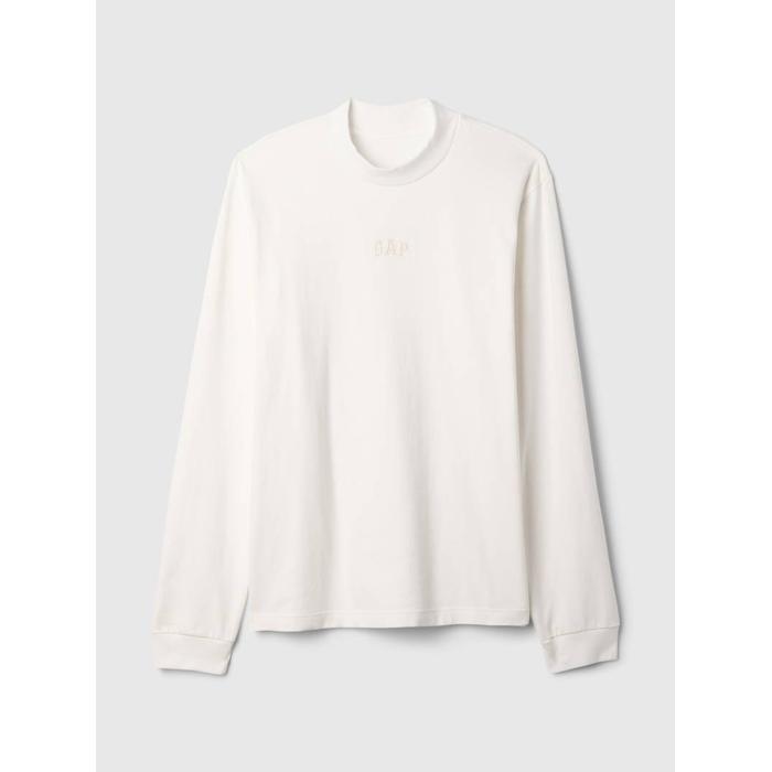 Mockneck Logo T-Shirt цвет: Белый