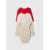 First Favorites 3'lü Bodysuit Seti цвет: Красный