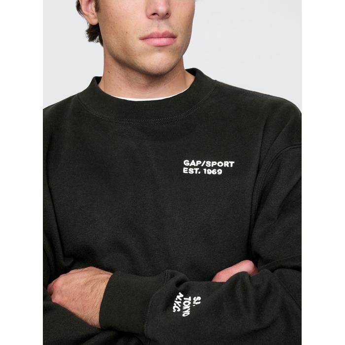 Gap Logo Vintage Soft Fleece Sweatshirt цвет: Чёрный