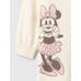 Винтажное мягкое платье-толстовка с логотипом Gap от Minnie Mouse цвет: Бежевый