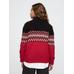 Fair Isle Yarım Fermuarlı Kazak цвет: Красный
