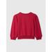 Винтажная толстовка с логотипом Soft Gap цвет: Красный