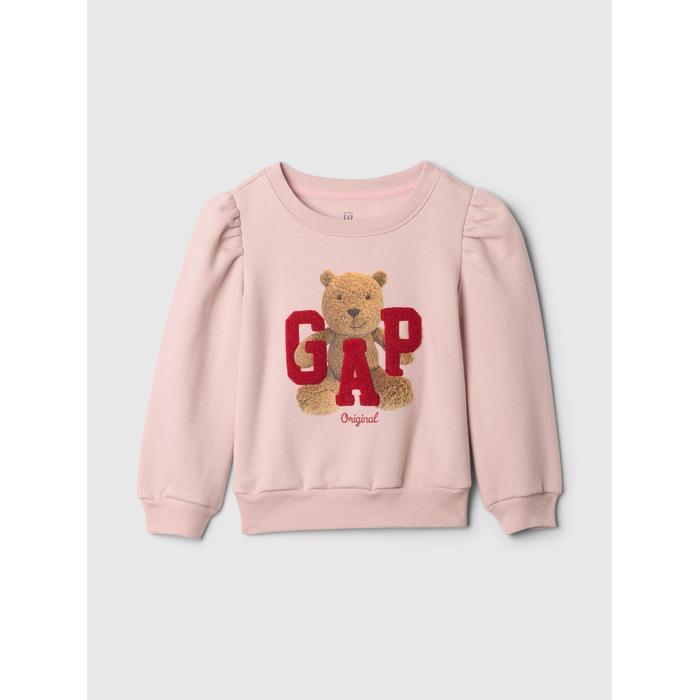 Винтажная толстовка с логотипом Soft Gap цвет: Розовый