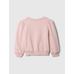 Винтажная толстовка с логотипом Soft Gap цвет: Розовый