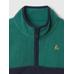 Brannan Bear İşlemeli Sherpa Yarım Fermuarlı Sweatshirt цвет: Зелёный