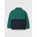 Brannan Bear İşlemeli Sherpa Yarım Fermuarlı Sweatshirt цвет: Зелёный